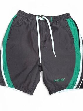 Y2K Ripzone Embroidered Baggy Swim Shorts